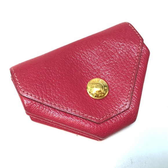 Hermes Le-Karan Yuit LE48 Coin Compartment coin purse pink Pink Based - Picture 1 of 7